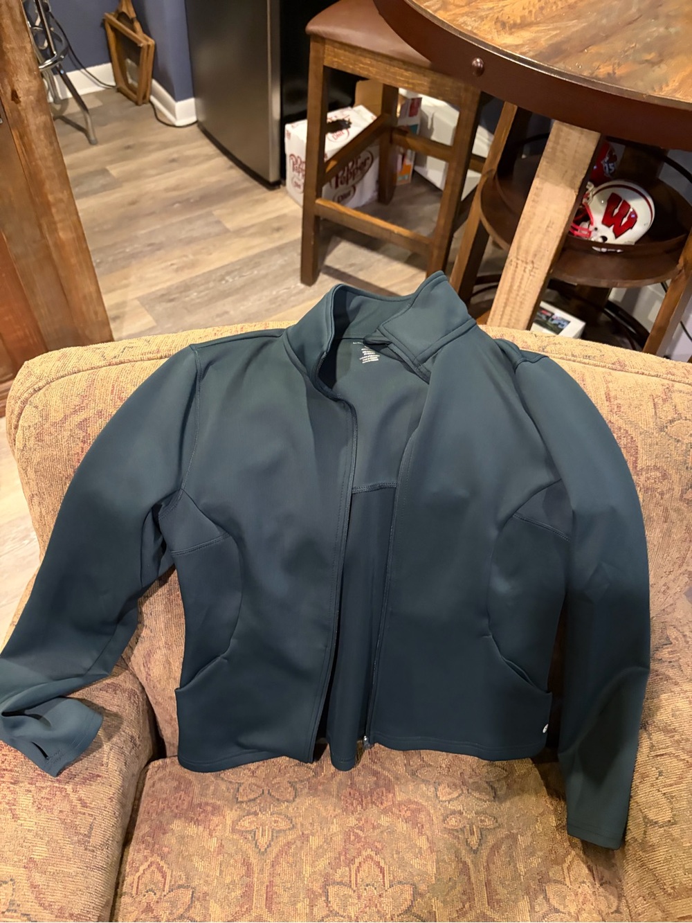 Layer 8 Dark Teal Zip-Up Utility Jacket